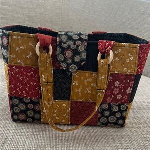 Patchwork Tote Bag - Multicolor